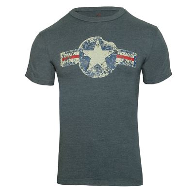 T-shirt VINTAGE ARMY AIR CORP BLEU