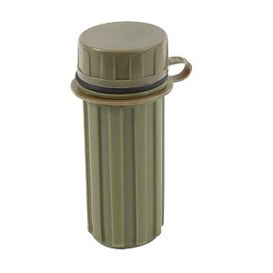 Boîte à allumettes en plastique, étanche, VERTE