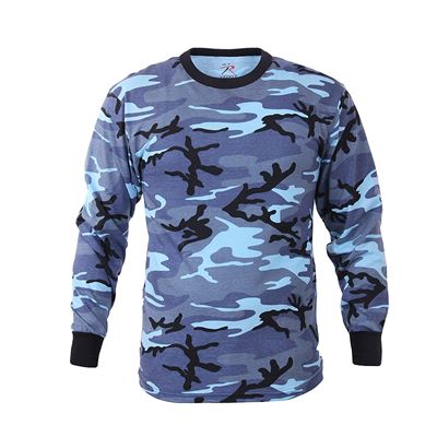 T-shirt à manches longues SKY BLUE CAMO