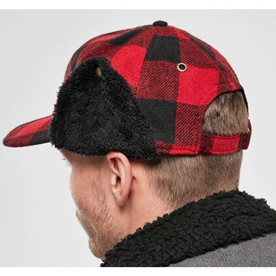 Bonnet d'hiver Lumberjack ROUGE/NOIR BRANDIT 7010-41 3