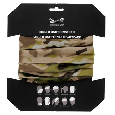 Foulard multifonctionnel TACTICAL CAMO BRANDIT 7016-161 2