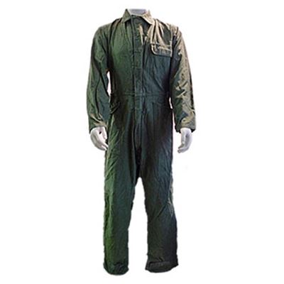 Combinaison US TYPE I (à fermeture velcro) VERTE usagée