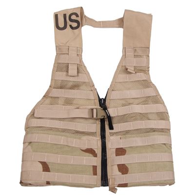 Gilet tactique US MOLLE II FLC 3-COL DESERT