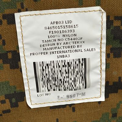 Poche sur le rabat supérieur pour sac à dos ILBE II.GEN original utilisé PROPPER 705120000 4