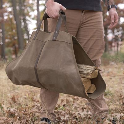 Sac à bois BACKWOODS en toile EARTH BROWN ROTHCO 71082 4