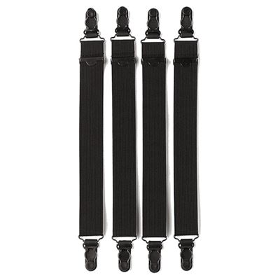 Bretelles NOIRES, 4 pièces par paquet