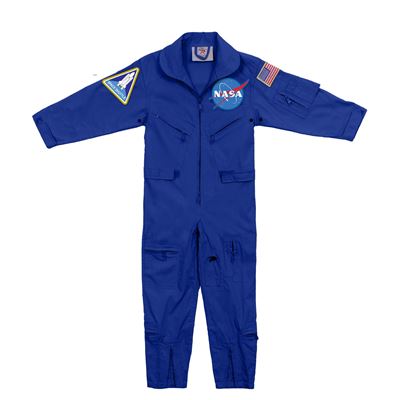 Combinaison enfant NASA avec écussons BLEU