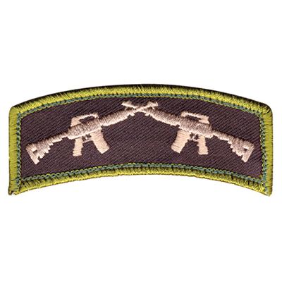 Écusson CROSSED RIFLES velcro 3 x 7,5 cm