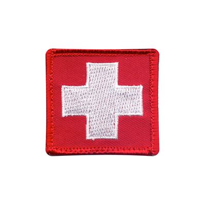 Écusson drapeau SUISSE 5 x 5 cm velcro