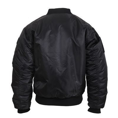 Veste avec écussons MA1 FLIGHT NOIR ROTHCO 7250 2