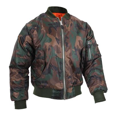 Veste ULTRA FORCE MA1 FLIGHT WOODLAND