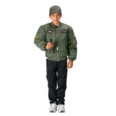 Veste enfant TOP GUN MA1 FLIGHT VERTE ROTHCO 7340 2