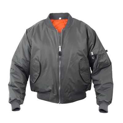 Veste ULTRA FORCE MA1 FLIGHT GRIS
