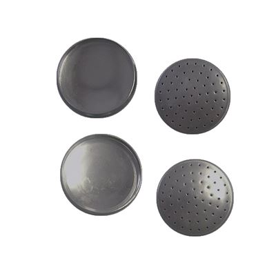 Coussin à aiguilles rond en acier inoxydable