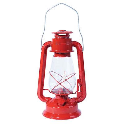 Lampe à pétrole 30 cm ROUGE