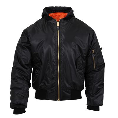 Veste à capuche MA1 FLIGHT NOIRE ROTHCO 7400 2