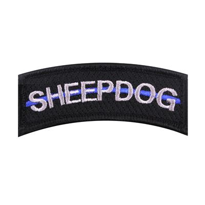 Écusson SHEEP DOG ligne bleue VELCRO