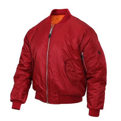 Veste ULTRA FORCE MA1 FLIGHT ROUGE