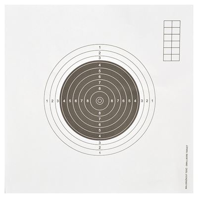 Cible petit calibre internationale 270 x 270 mm