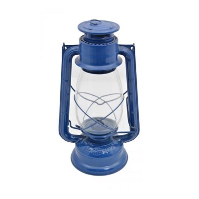 Lampe à pétrole METALOGLOBUS n° 107 BLEUE