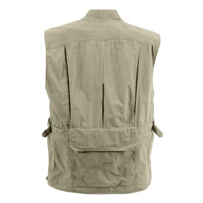Gilet de pêche DELUXE SAFARI KHAKI ROTHCO 7570 2