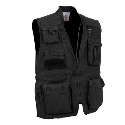 Gilet de pêche DELUXE SAFARI NOIR ROTHCO 7575 3