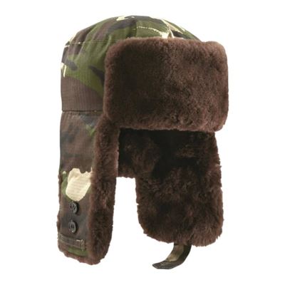 Bonnet à oreillettes RUMANIAN camouflage DPM camo