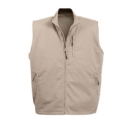Gilet TRAVEL avec poches cachées KHAKI ROTHCO 76600 2
