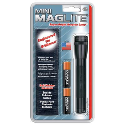 Lampe torche MINI MAGLITE AA COMBO avec étui NOIR