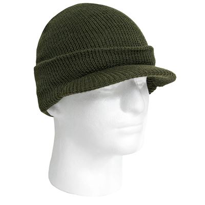 Casquette GI avec visière US JEEP en laine VERTE Armée américaine 7709 5