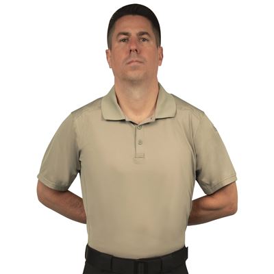 Polo TACTICAL PERFORMANCE à manches courtes SILVER TAN