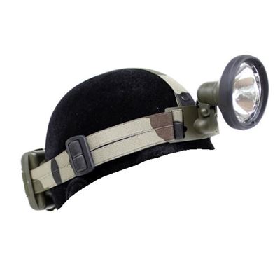 Lampe frontale halogène militaire FRANÇAISE LAGO originale CCE