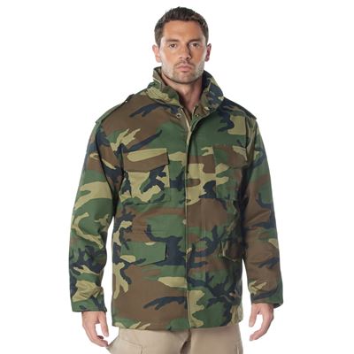 Veste US M65 avec doublure WOODLAND