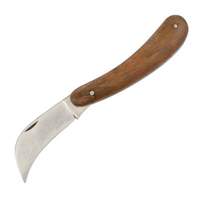 Couteau de jardin pliant à lame rétractable EN BOIS