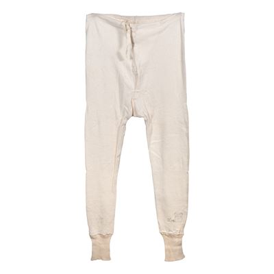 Caleçons côtelés ČSLA des années 50, en coton fin