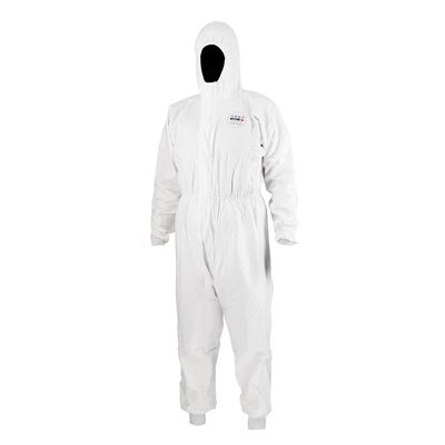 Combinaison de protection jetable OVERAL YADU avec capuche BLANCHE