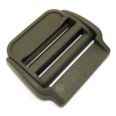 Boucle/fermoir pour sac à dos en plastique à enfiler 50 mm VERT