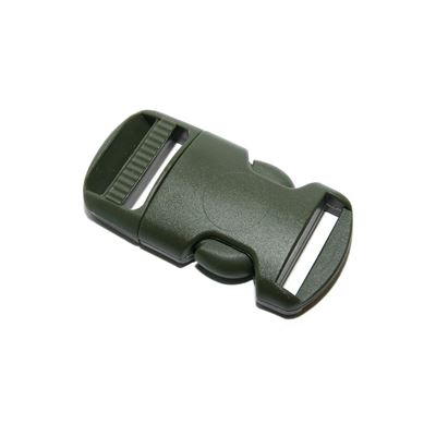 Boucle/fermoir en plastique complet 16 mm VERT