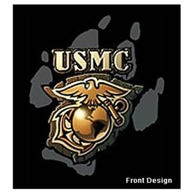 T-shirt USMC BULDOG NOIR ROTHCO 80330 2