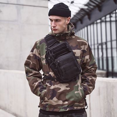 Sac à bandoulière US COOPER SLING NOIR BRANDIT 8036-2 3