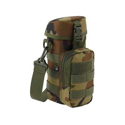 Étui pour bouteille de 0,5 à 1 l avec sangle MOLLE WOODLAND