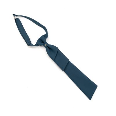 Cravate à nouer ACR modèle 97 à nœud fixe BLEU