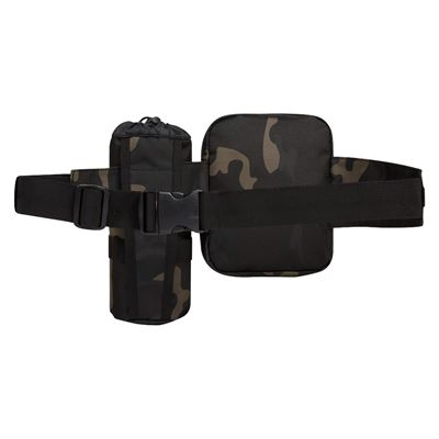 Sac banane ALLROUND avec étui pour bouteille DARK CAMO BRANDIT 8062-4 2