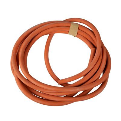Tuyau en caoutchouc orange 8/12 mm x 5 m