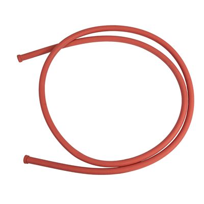 Tuyau en caoutchouc rouge pour kit d'irrigation - lavement, longueur 1,5 m
