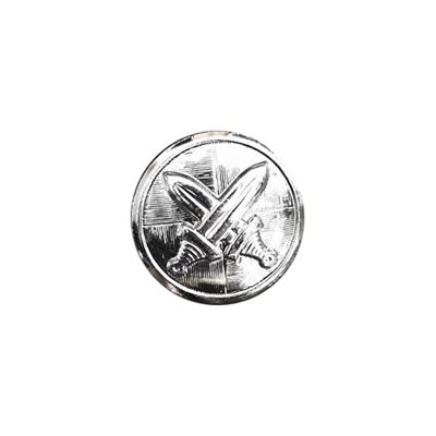 Bouton AČR avec emblème 14 mm ARGENT