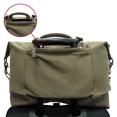 Sac de voyage CARRY-ON en toile VERT ROTHCO 80889 2
