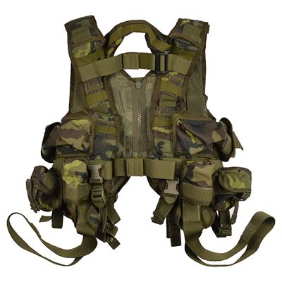 Gilet tactique SLAŇOVACÍ AČR - SA-58 vz.95 forêt utilisé Armée tchèque 8089810193 2