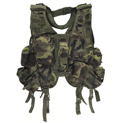 Gilet tactique SLAŇOVACÍ AČR - SA-58 vz.95 forêt utilisé Armée tchèque 8089810193 4