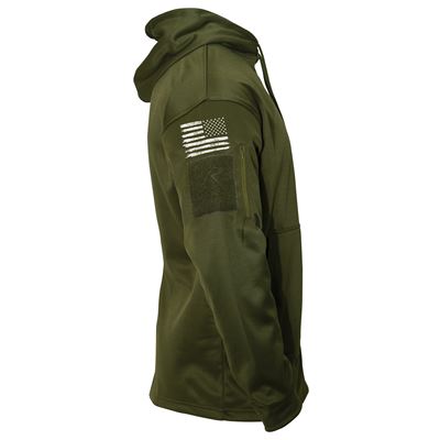 Sweat à capuche CONCEALED CARRY avec drapeau américain VERT ROTHCO 8091 4